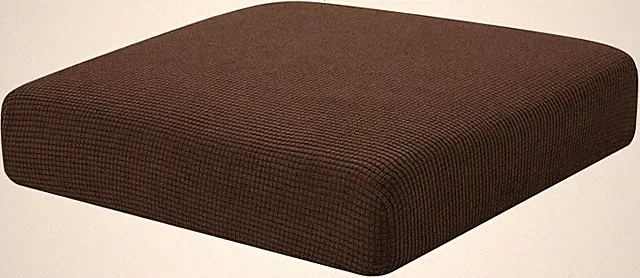 Stretch Couch Cushion Covers Waterproof Sofa Seat Slipcover Light Grey Large