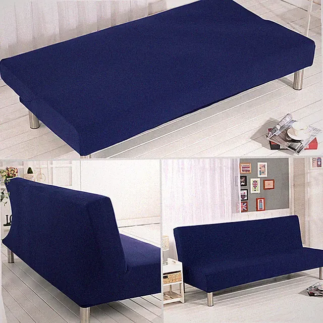 Stretch Cover Armless Folding Sofa Bed Cover Futon Furniture Protector Slipcover