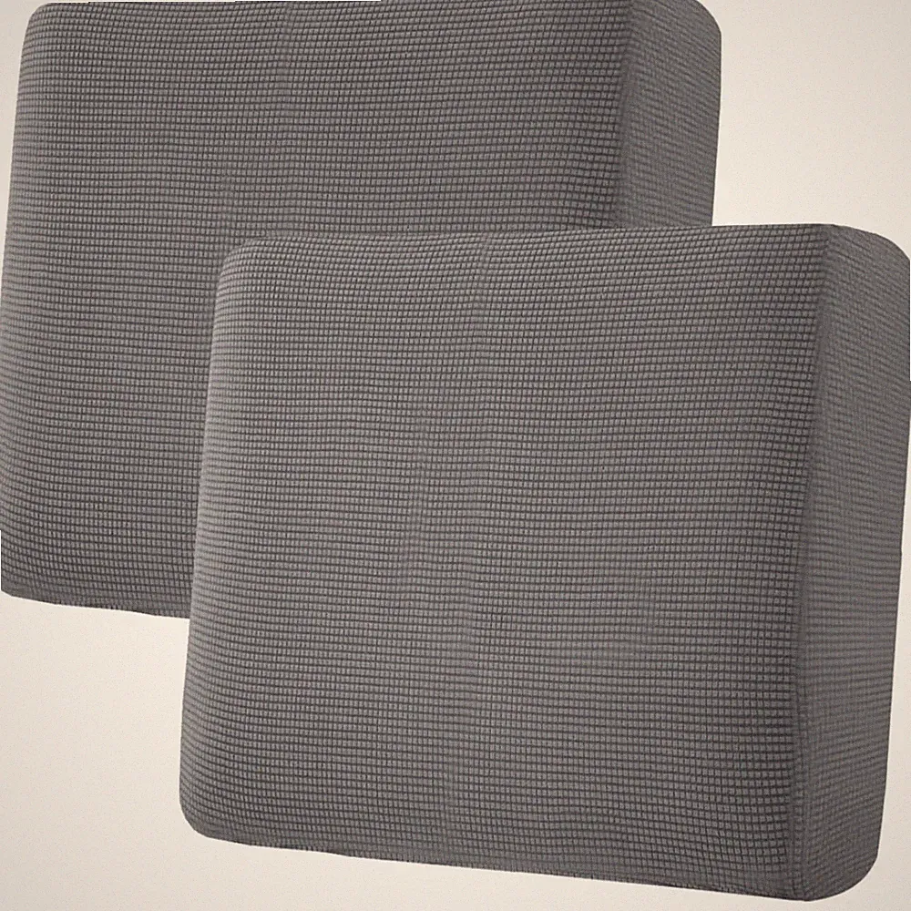 Stretch Jacquard Sofa Cushion Covers - Soft Twill Fabric