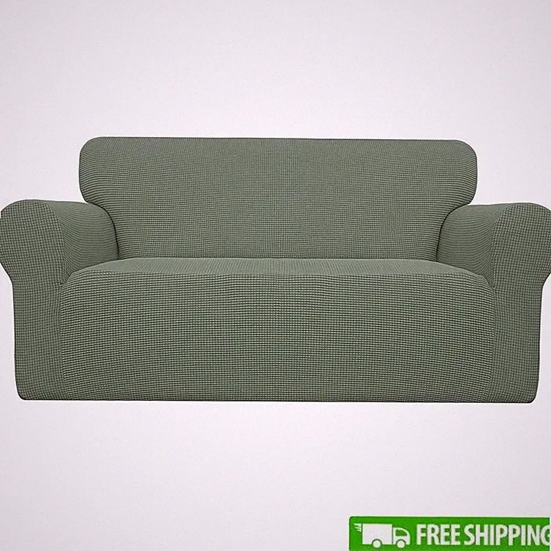 Stretch Loveseat Slipcover Protector Non Slip Fabric Easy Install Washable New
