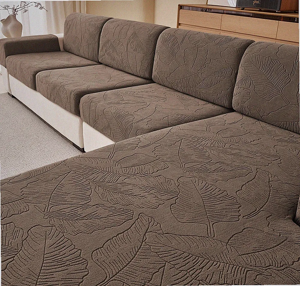 Stretch Sectional Couch Covers, Wear Resistant L Shaped Sofa Slipcovers Washa...