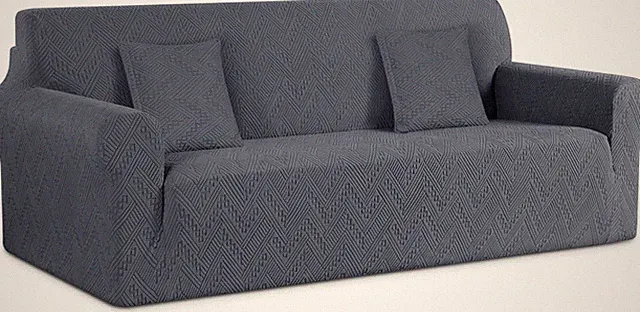 Stretch Sofa Cover 1 Piece Couch Covers for 3 Cushion Couch Non Slip Universal S