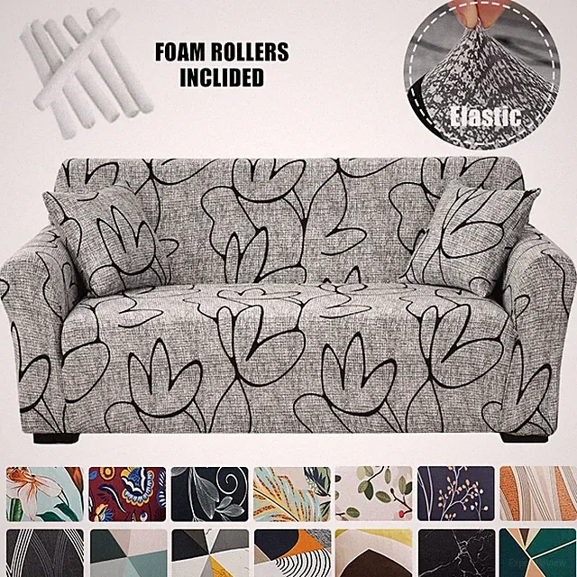Stretch Sofa Cover Printed Couch Cover Sofa Slipcover Cushion Cover