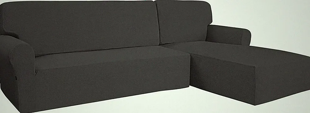 Stretch Sofa Slipcover 2 Pieces L-Shaped Sofa Cover Sectional Couch Cover for Li