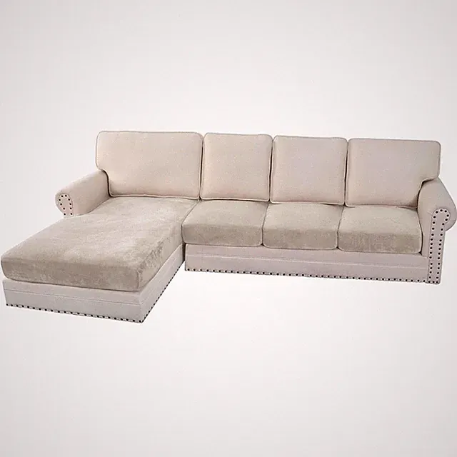 Stretch Sofa Slipcover with Chaise Cover