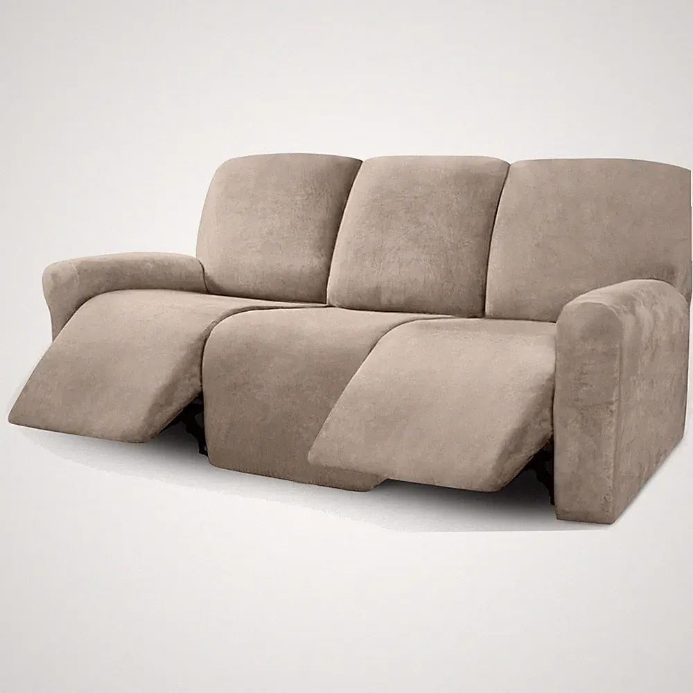 Stretchy 3-Seater Recliner Couch Slipcover