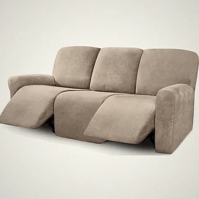 Stretchy Reclining Couch Slipcovers - 3 Seater