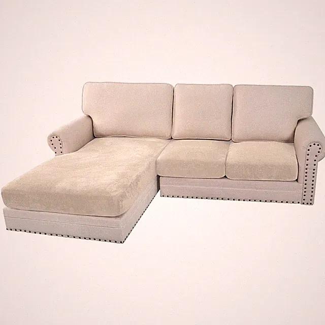 Stretchy Velvet L-Shaped Couch Protector