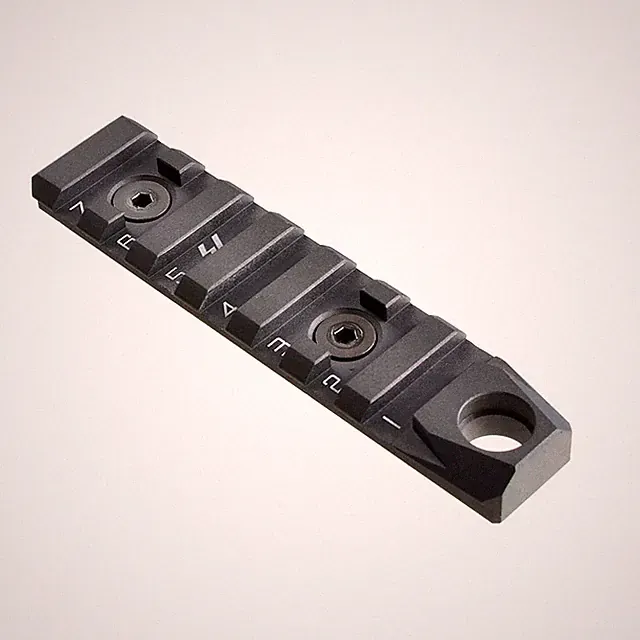 Strike Industries MLOK LINK Rail Section QD - 7 Slots - Black