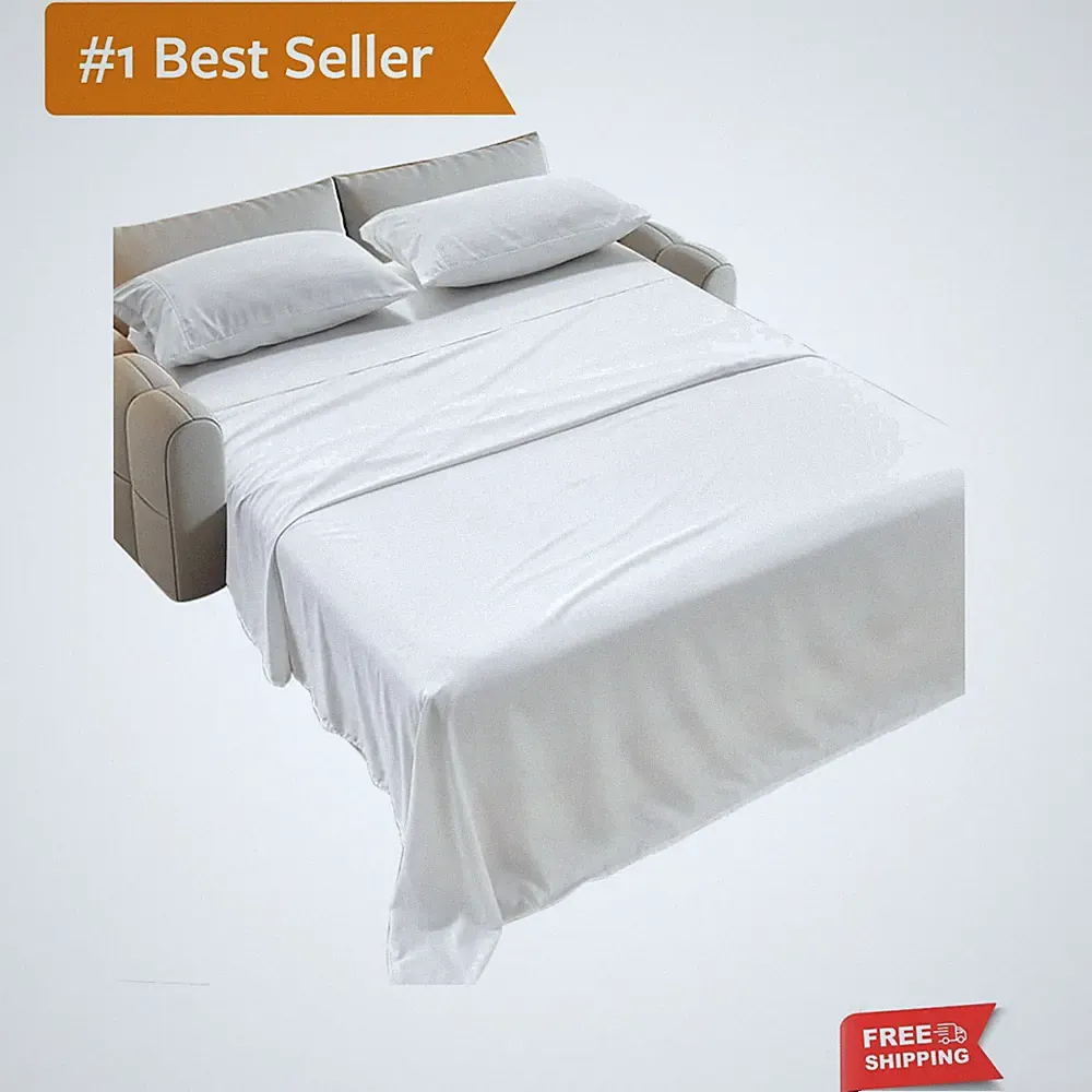 Striped Sofa Bed Sheets Queen for Sleeper Sofa Bed White