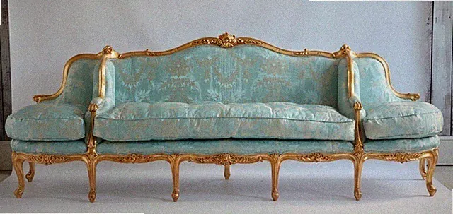 Stunning Louis XV French style sofa