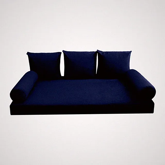 STYLE V3 Full Velvet Knife Edge Indoor Daybed Mattress Pillow |COVER ONLY| AD373