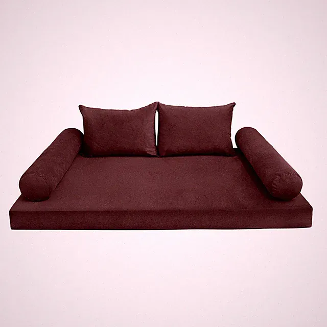 STYLE V4 Full Velvet Knife Edge Indoor Daybed Mattress Pillow |COVER ONLY| AD368