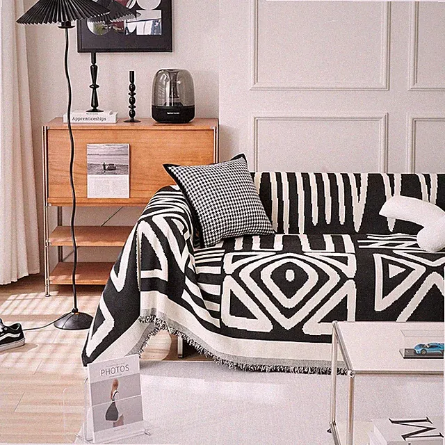 Stylish Boho Sofa Covers for Dogs - 3 Cushion & Sectional Protector 71"x118