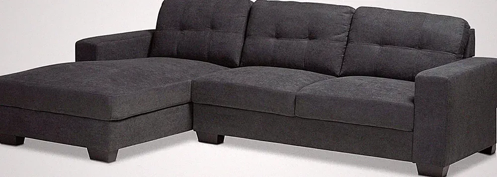 Stylish Dark Grey Sectional Sofa for Modern Living Spaces