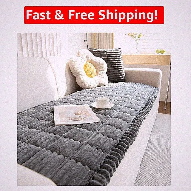 Stylish Dog Sofa Cover with Non-Slip Backing - Easy Clean & Durable Design