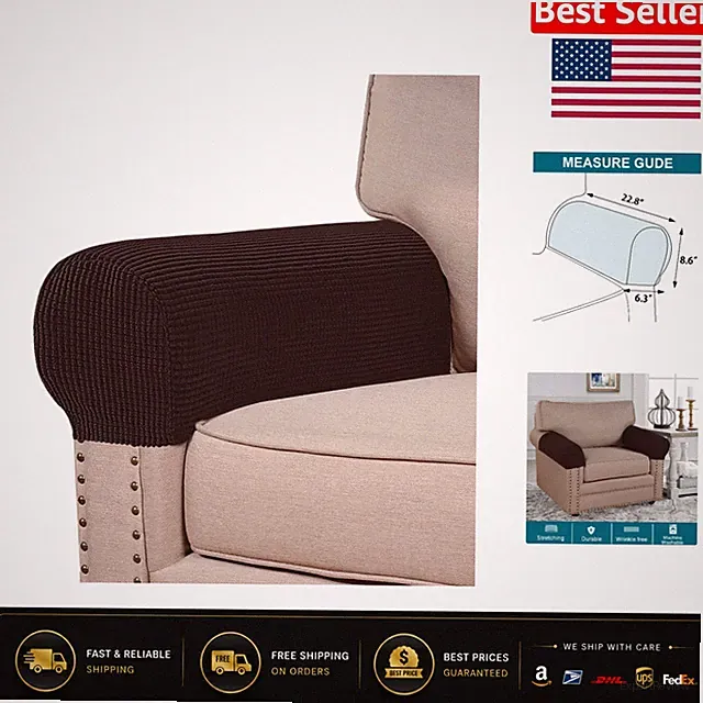 Stylish Jacquard Armrest Covers for Sofas - Protect & Refresh Your Furniture