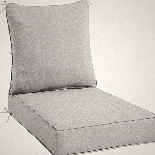 Sundale Olefin Deep Seat Cushion Light Gray 23x26x4" #R035