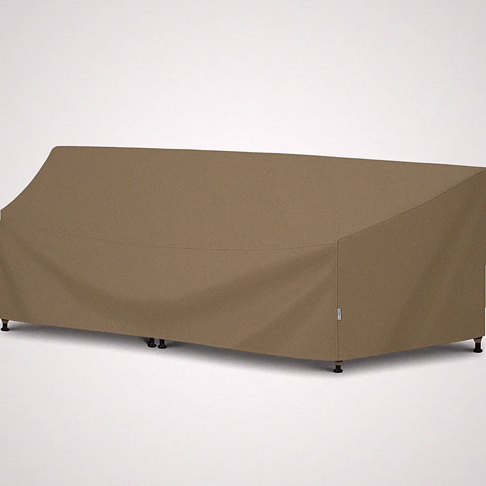 SunPatio Outdoor Curved Sectional Couch Cover, Heavy Duty Waterproof Patio So...
