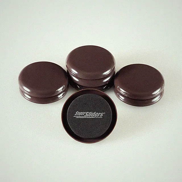 Super Sliders 2-1/2" Round Reusable Furniture Sliders for Carpet, Anti-Slip P...