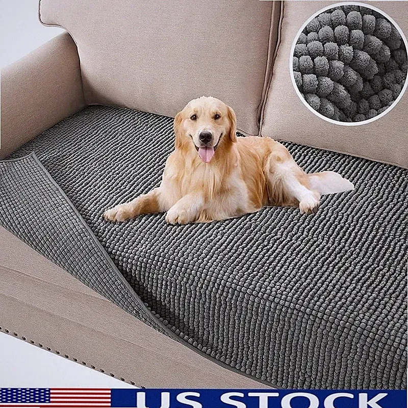 Super Soft Chenille Sofa Cover Protector Microfiber Pet Friendly Easy Care New