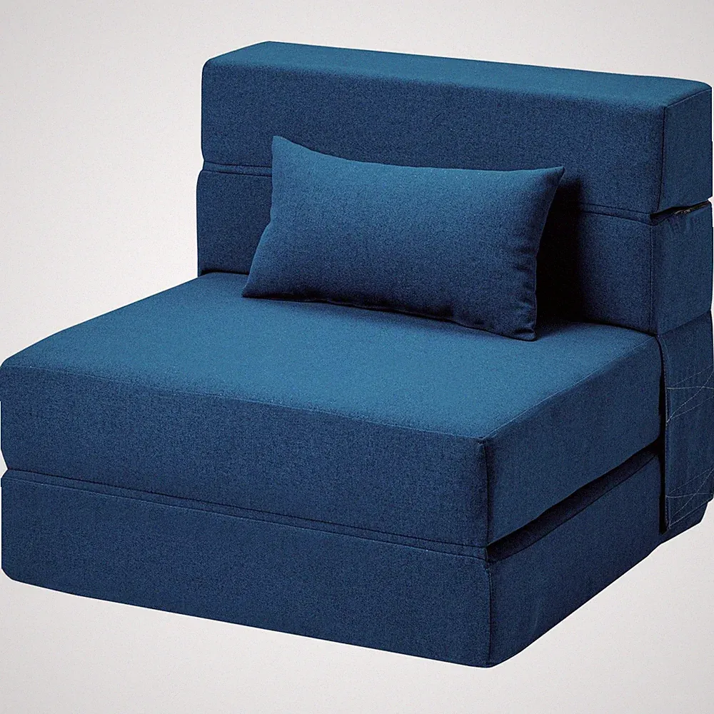 Suyols Folding Sofa Bed Pillow- Convertible Chair Floor Mattress Foldable