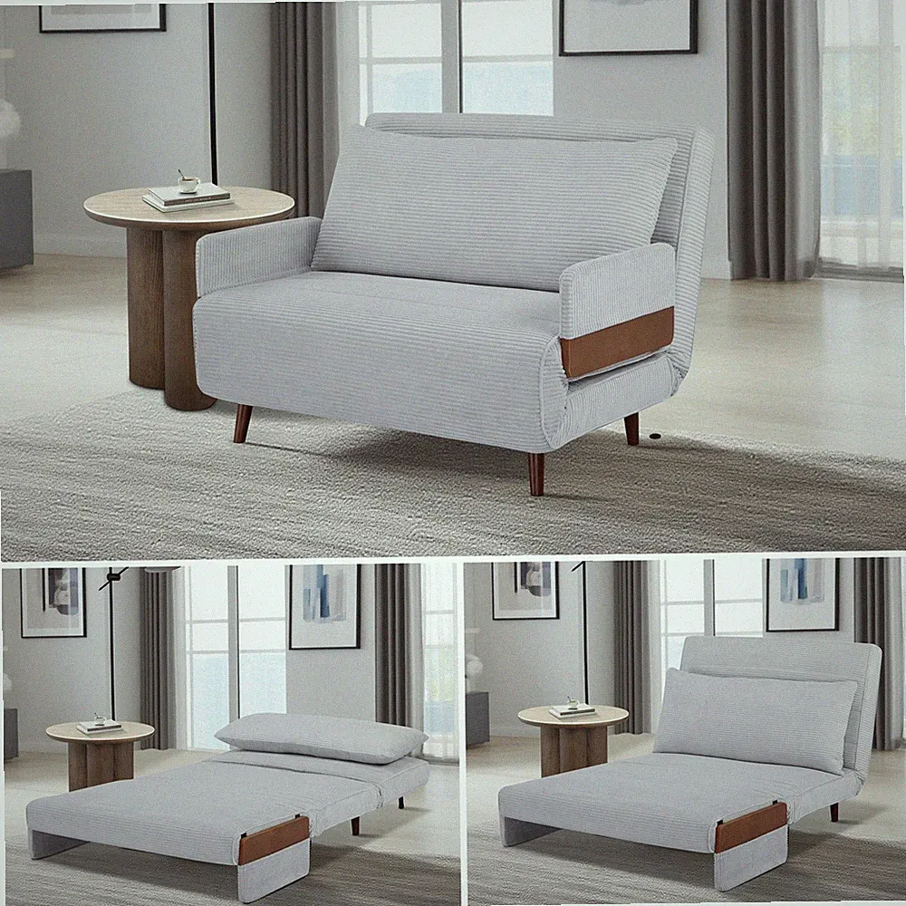 Sven Sofa Bed?C 3 in 1 Upholstered Accent Chair Bed-Convertible Sleeper Sofa Ch