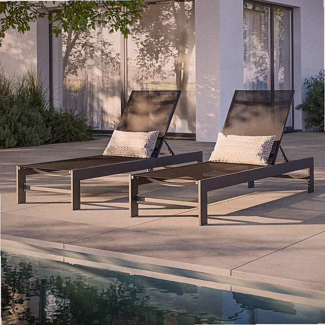 Tahoe Chaise Lounge in Gray