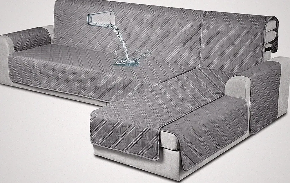 TAOCOCO Waterproof Sectional Couch Covers L Shaped Sofa Covers Chaise