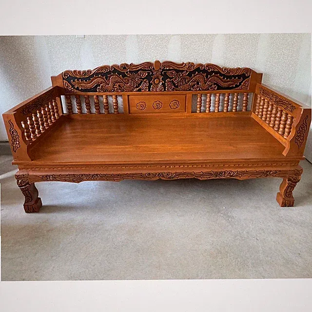 Teak Twin Daybed from Thailand Hand Carved **PICK UP ONLY**