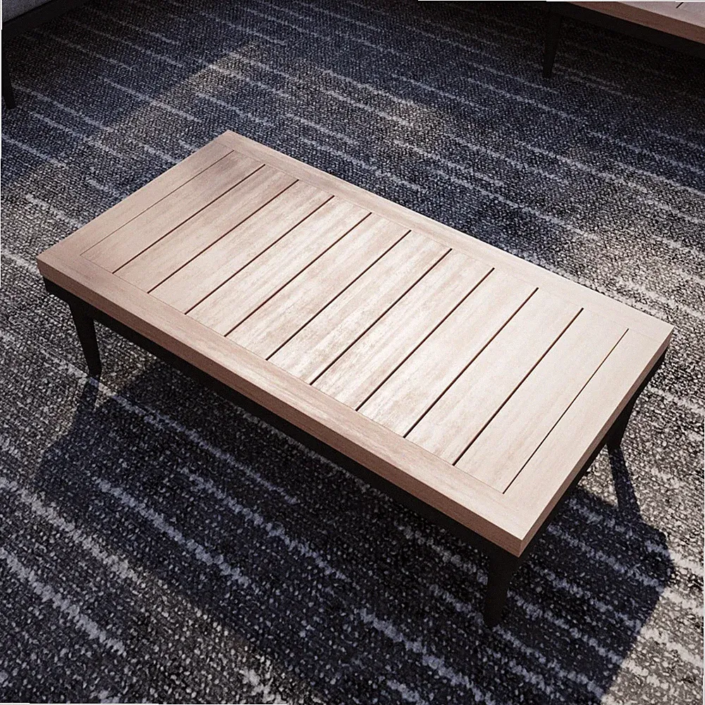 Terra Modular Outdoor Patio Sectional Sofa, Side Table | All-Weather Aluminum, F