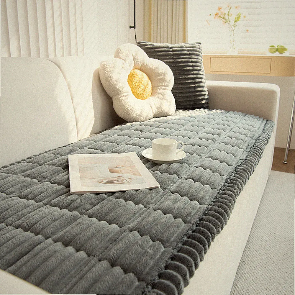 Thick Corduroy Couch Covers Sofa Cushion Protector Pets Dog Bed Cover Pet Mat