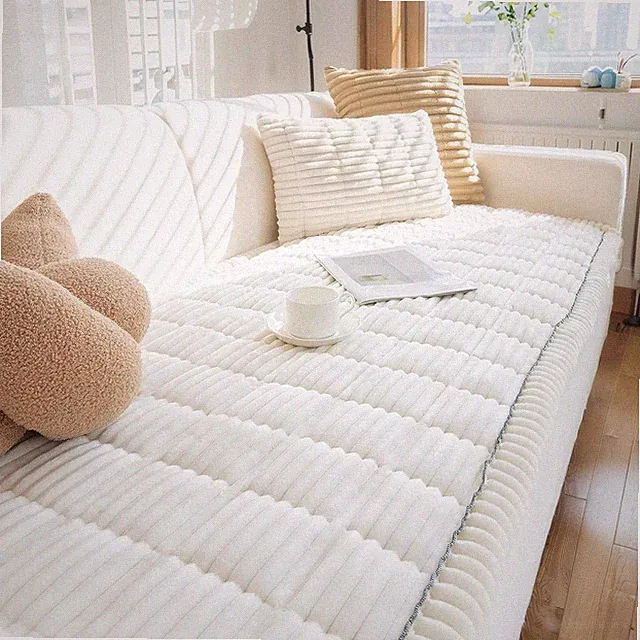 Thick Couch Covers Corduroy Sofa Slipcover Cushion Protector Dog Bed Cover Mats