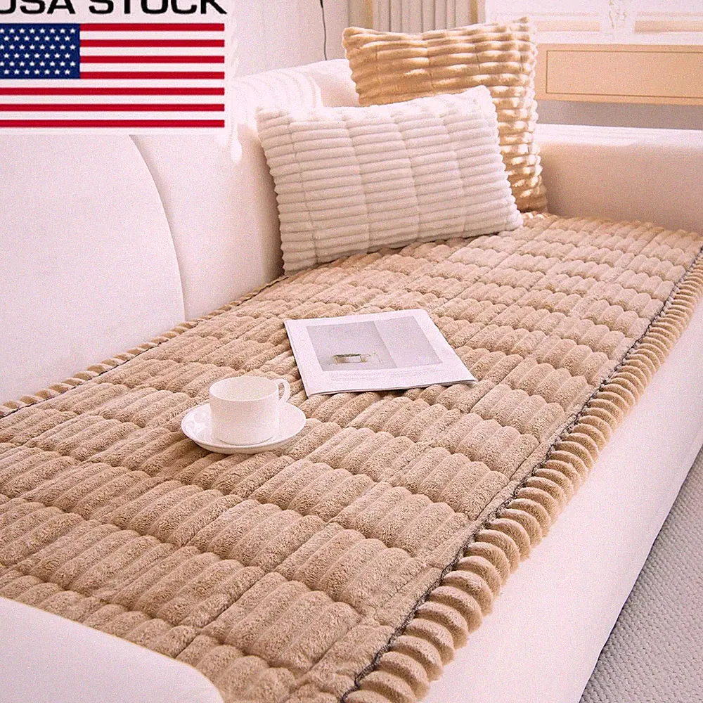 Thick Couch Covers Corduroy Sofa Slipcover Cushion Protector Dog Bed Cover Mats