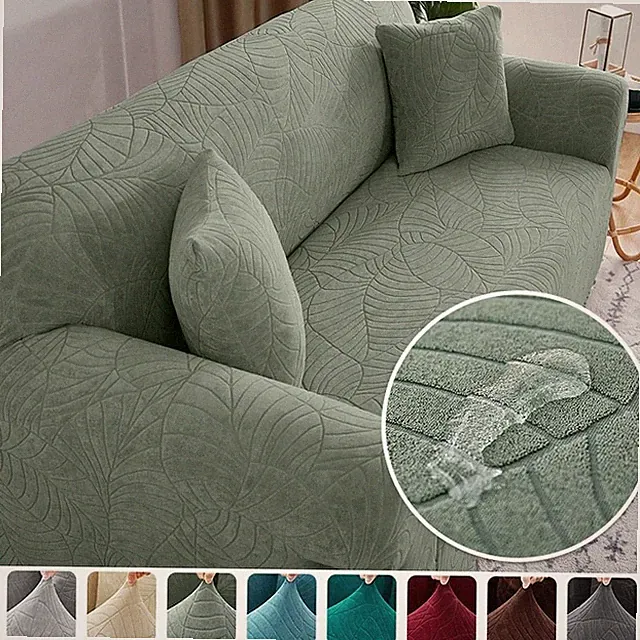 Thick Jacquard Sofa Cover for Living Room Elastic Couch Covers 1/2/3/4 Seater