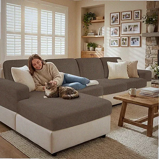Thick Modular Furniture Protector - Soft Sofa Armrest Covers