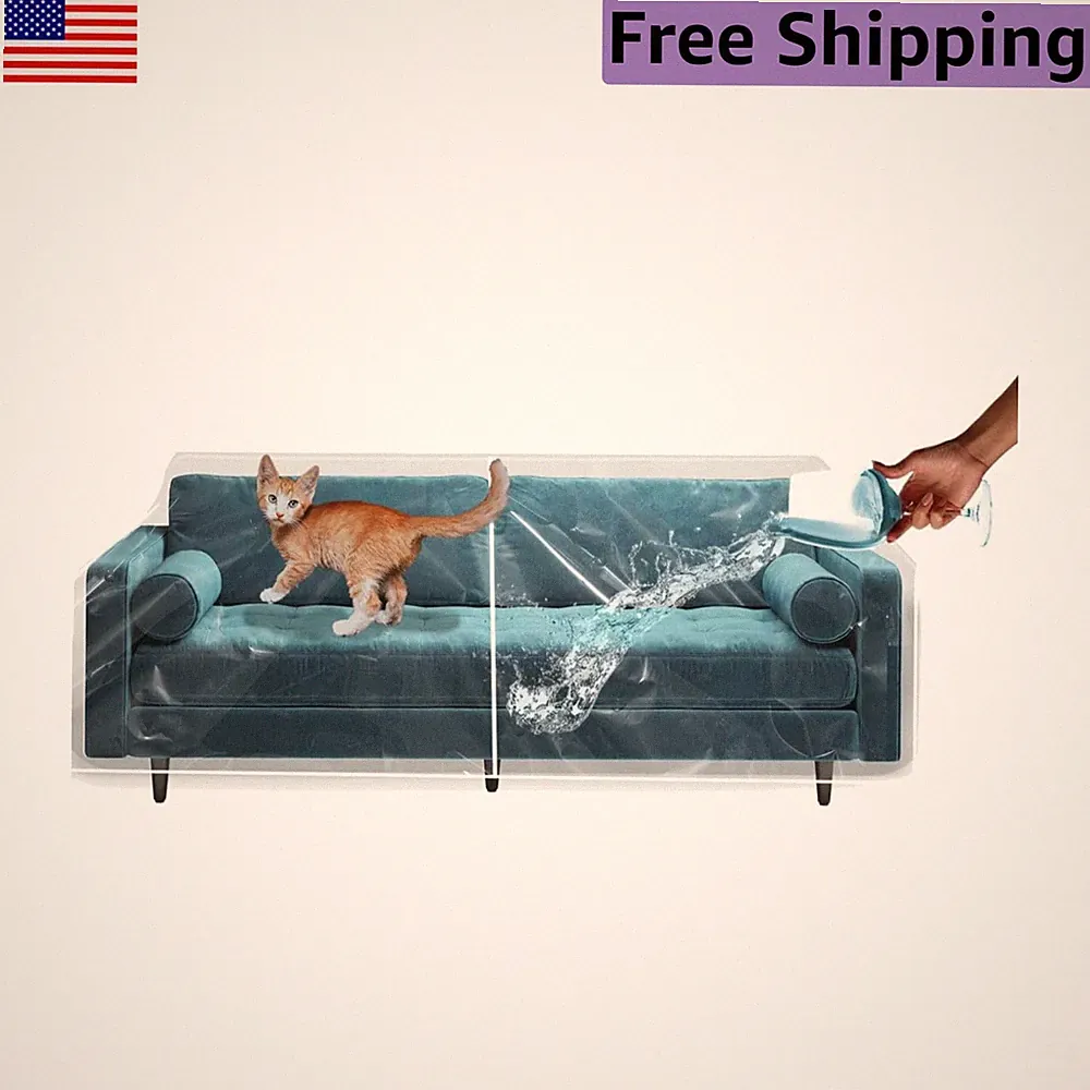 Thick Water Resistant Couch Cover - Heavy-Duty for Pets & Kids – 42" H x 96" W