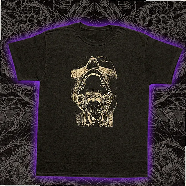 Throat Cross-Section T-Shirt Anatomical Medical Gothic Dark Art Vintage Science