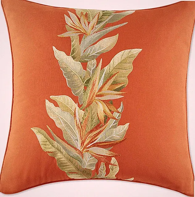 Throw Pillow, Ideal for Bed or Couch, Tropical Design, Cozy Home Essentials (B