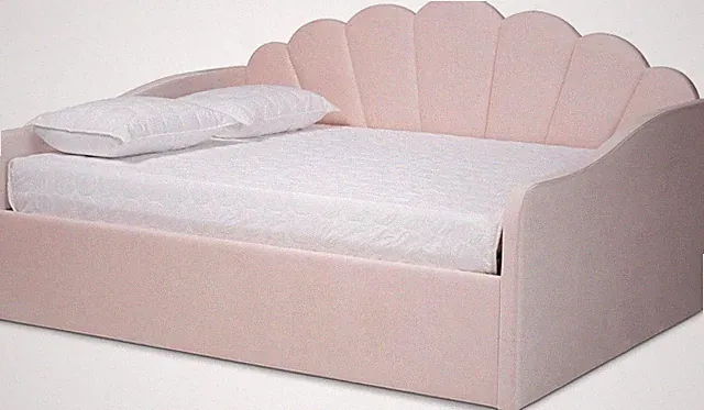 Timila Queen Daybed in Soft Light Pink - Stylish & Versatile Design