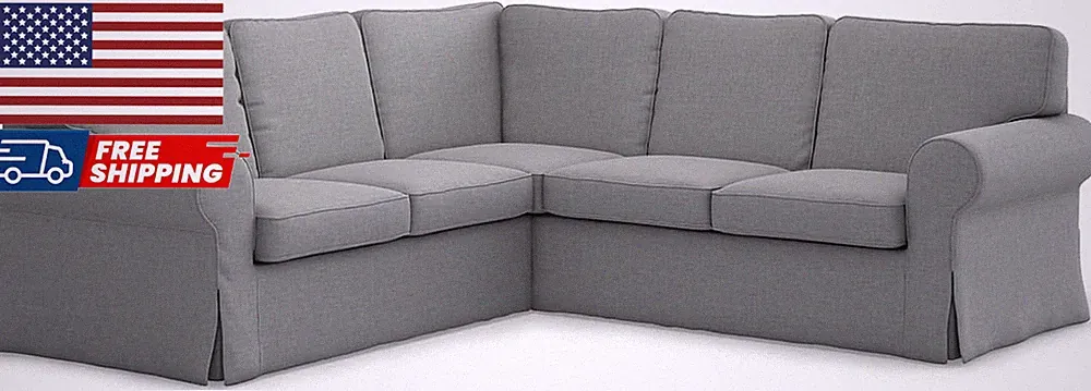 TLYESD Ektorp Sectional Sofa Cover Replacement for IKEA Ektorp Sectional Cove...