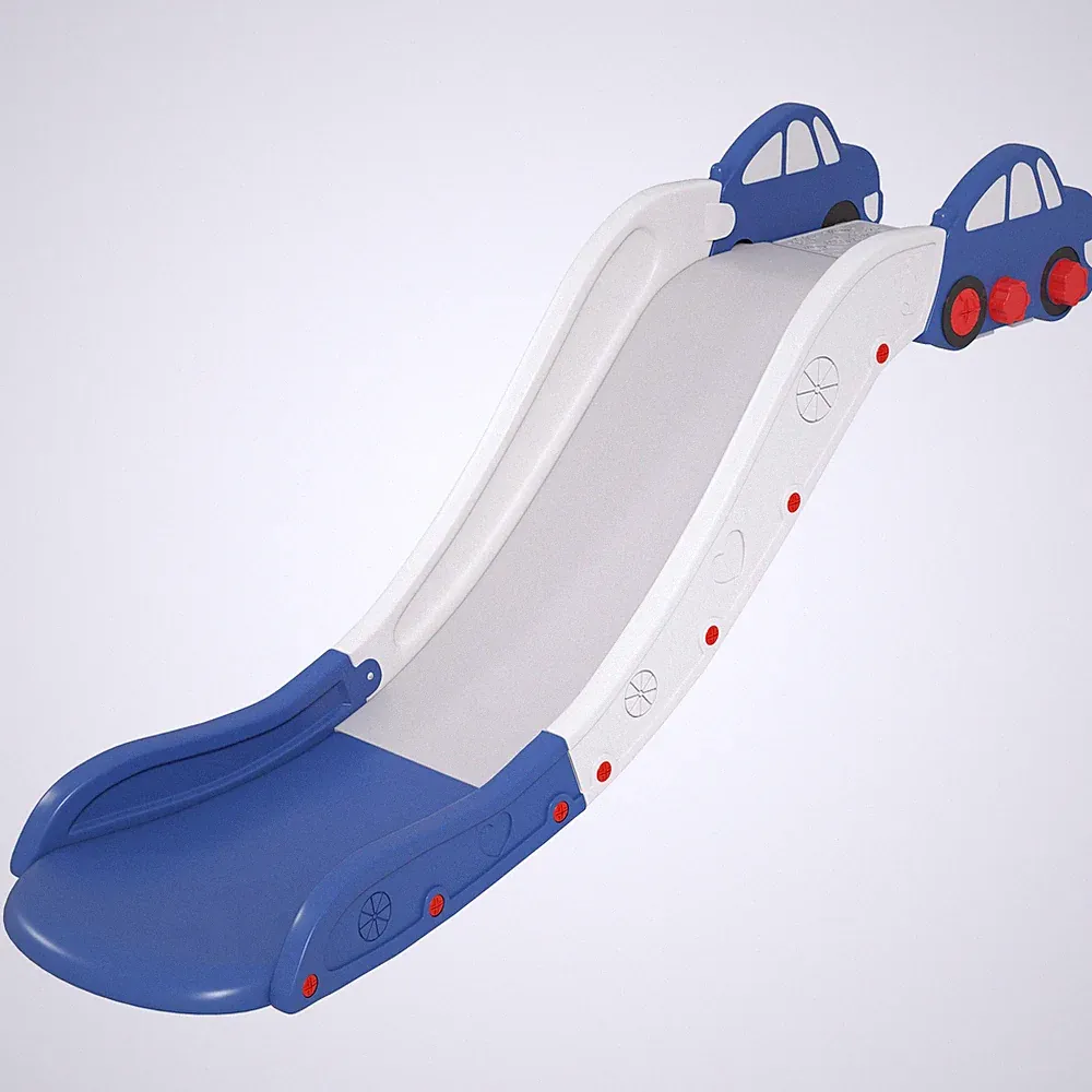 Toddler Slide for Bed, Sofa, Extra Length, Easy to Assemble, Blue