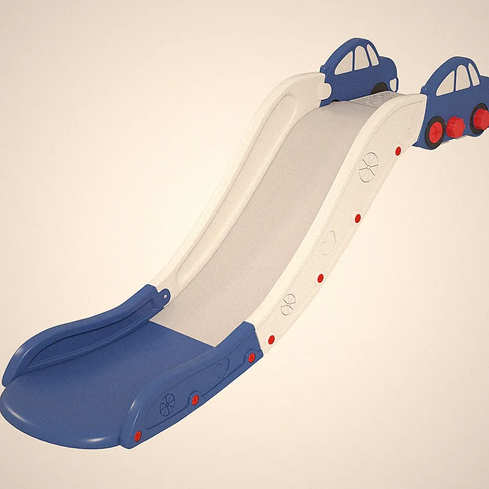 Toddler Slide for Bed, Sofa, Extra Length, Easy to Assemble, Blue