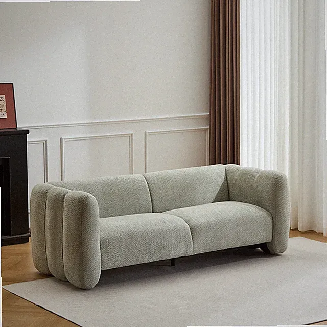 Tonson 83" 3-Seater Sofa,Wave Design, Living Rooms,Bedrooms,Apartment Office,Lig