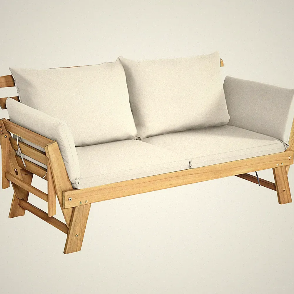 Acacia Wood Sofa Bed