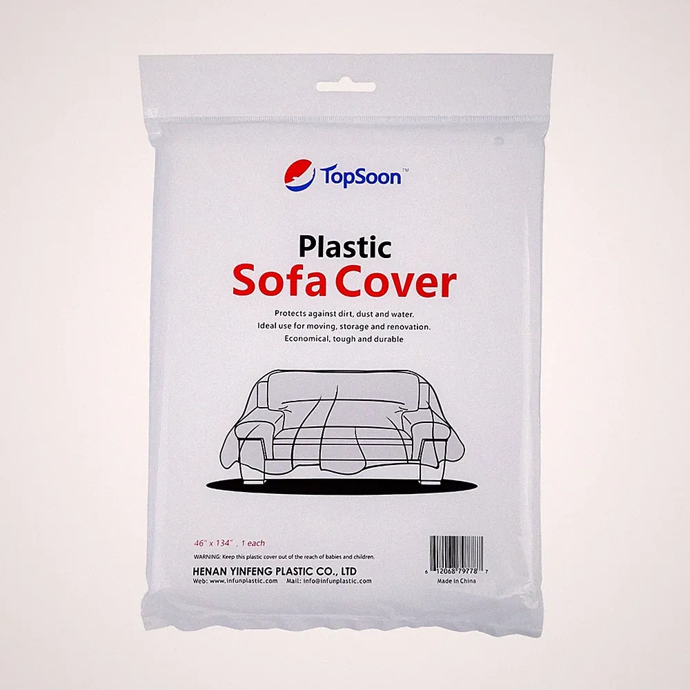 TopSoon Plastic Sofa Bag Clear Couch Cover,Moving & Storage Sofa Bag, Dust-Pr...