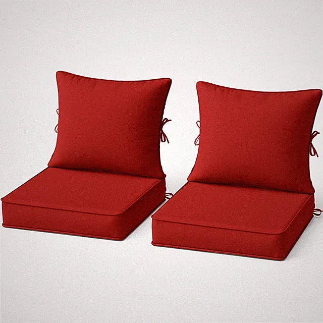 Tounosnt Outdoor Deep Seat Patio Cushions Set, 22×22×4 Inch Water Resistant a...