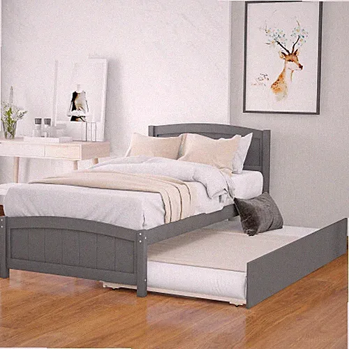 Twin Size Platform Bed Frames w/ Storage Drawers or Trundle Bed Daybed Sofa Bed
