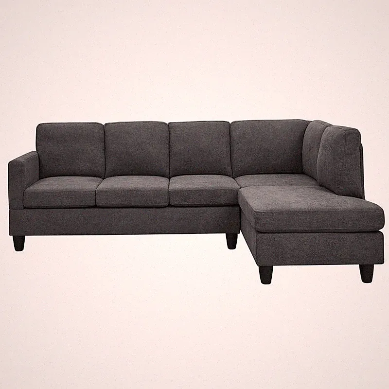 Two Piece Upholstered Sectional Couch (NEED GONE ASAP)