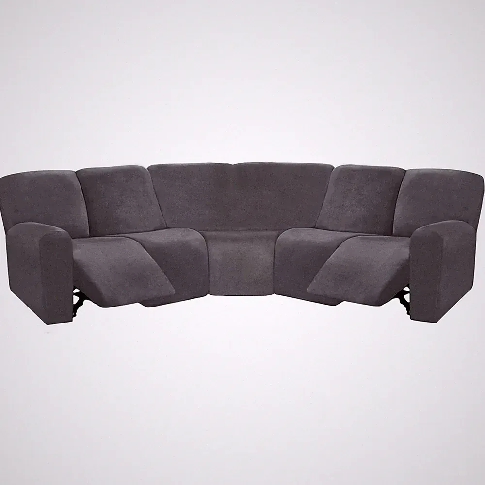 ULTICOR 7-Piece Sectional Sofa Covers, Velvet Stretch Reclining Couch Covers...